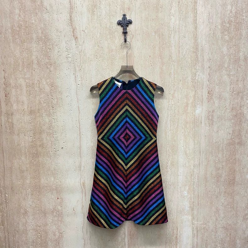 Gucci Size M Rainbow striped dress 2505-Nextarrow