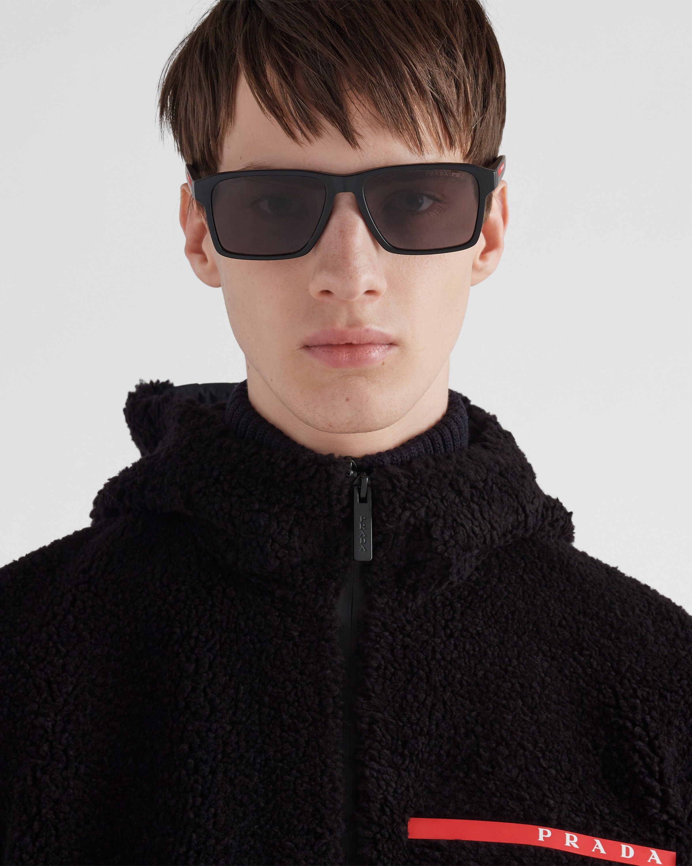 Prada NEW Prada Linea Rossa PS05YS DG050A Rectangle Sunglasses Size ONE SIZE - 3 Thumbnail