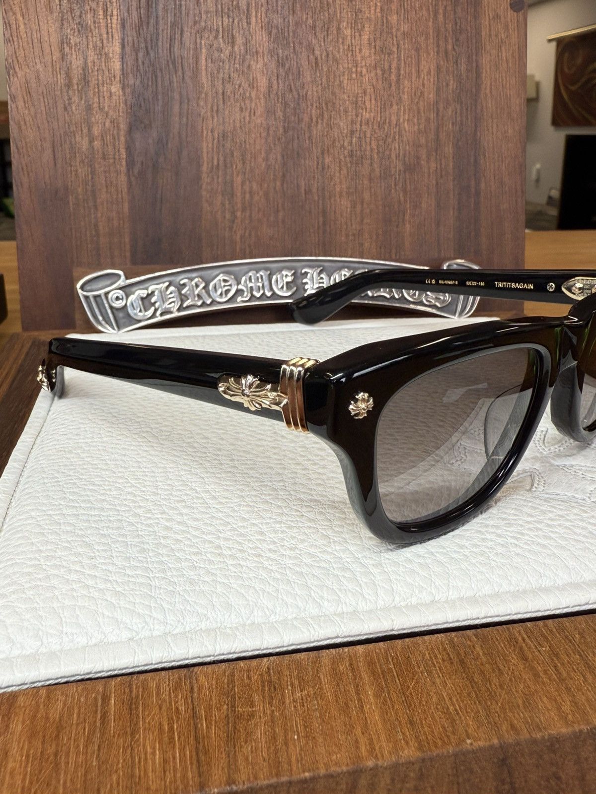 Chrome Hearts Chrome Hearts Trititsagain Sunglasses Size ONE SIZE - 4 Thumbnail