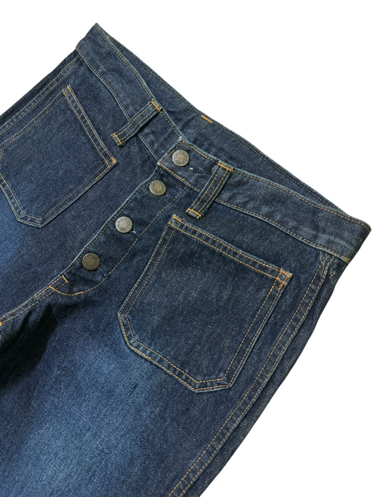 Hysteric Glamour × Japanese Brand FLARED VINTAGE BLUE WAY BELL BOTTOM BOOTCUT DENIM Size US 28 / EU 44 - 7 Thumbnail