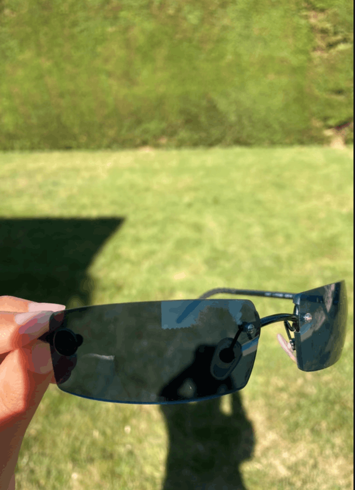 Chanel CHANEL Sunglasses 4047 Rimless Rhinestone 4017 Shields Size ONE SIZE - 3 Thumbnail