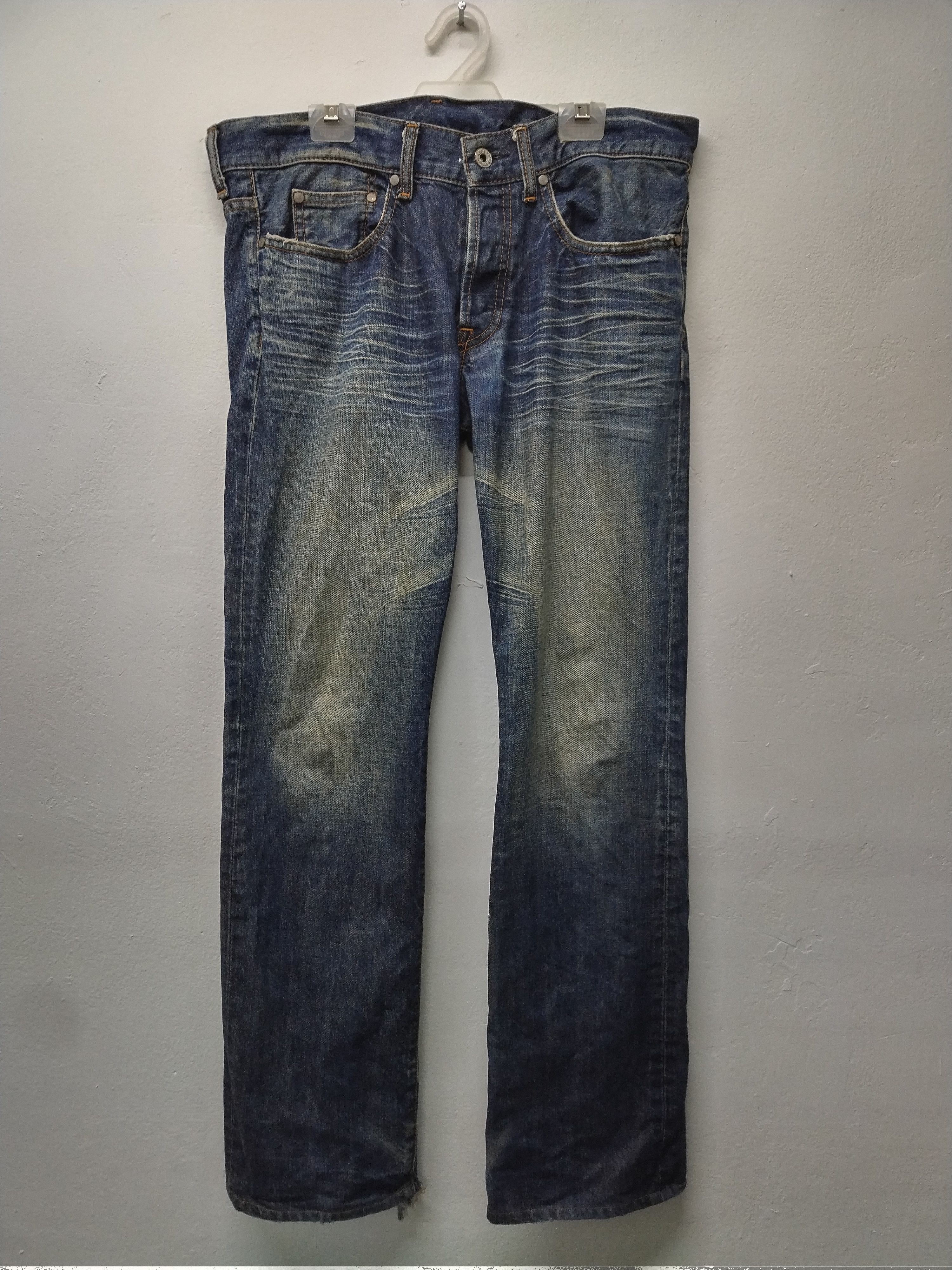 image of Awesome Character Distressed Boycott s Jeans in Blue, Men's (Size 34)
