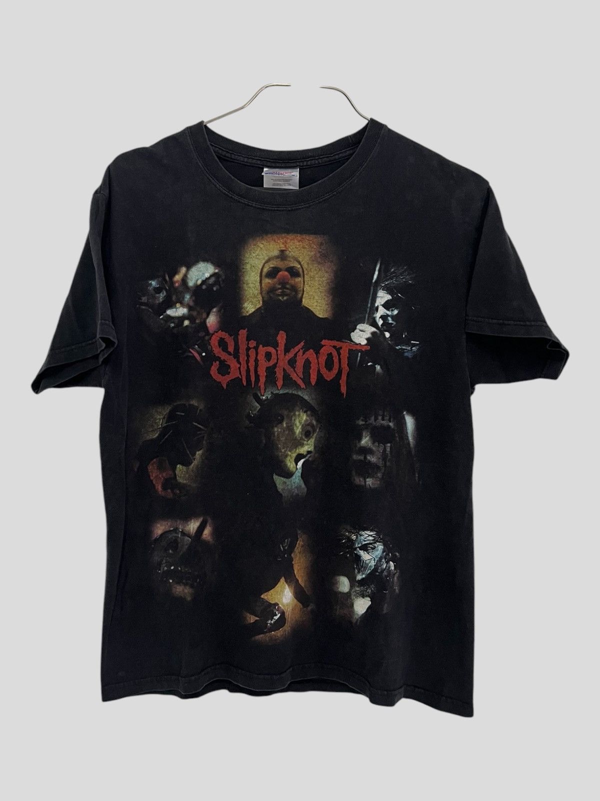 Band Tees × Slipknot × Vintage Vintage Y2K Slipknot AOP Sickness Album Heavy Metal Shirt Size US M / EU 48-50 / 2 - 1 Thumbnail