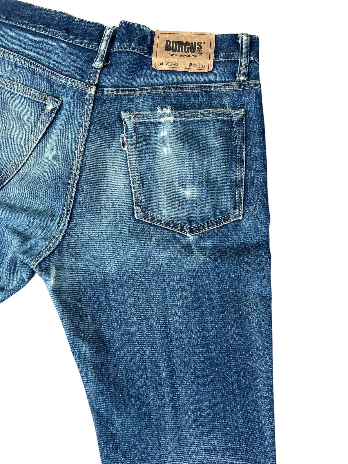 Burgus Plus Dirty Mud Denim Distress Burgus Plus Japan Bootcut Jeans Size US 32 / EU 48 - 20 Thumbnail