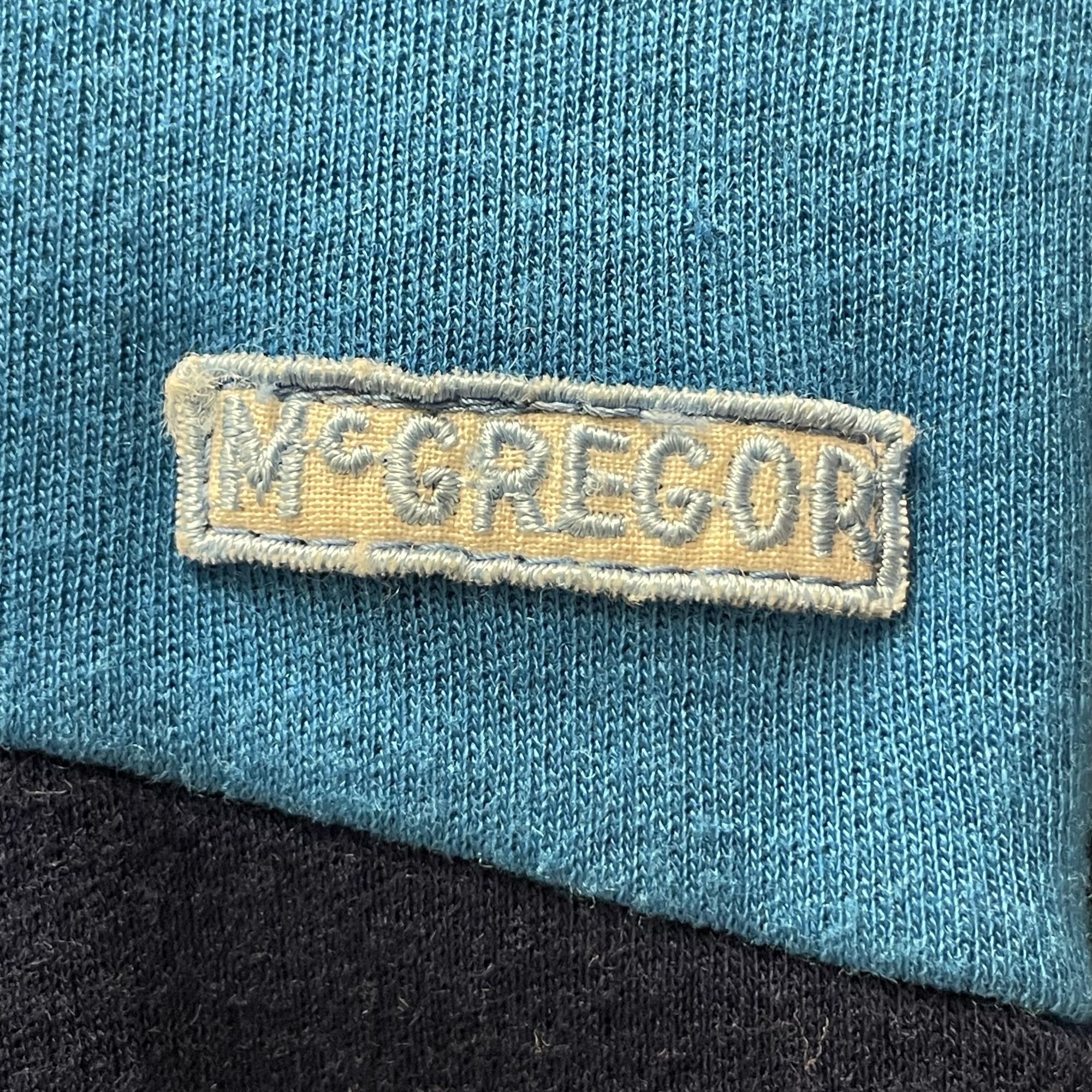 McGregor Vtg McGregor 2 TONE Blue COLORBLOCK Stripe Jacket Size US M / EU 48-50 / 2 - 4 Thumbnail