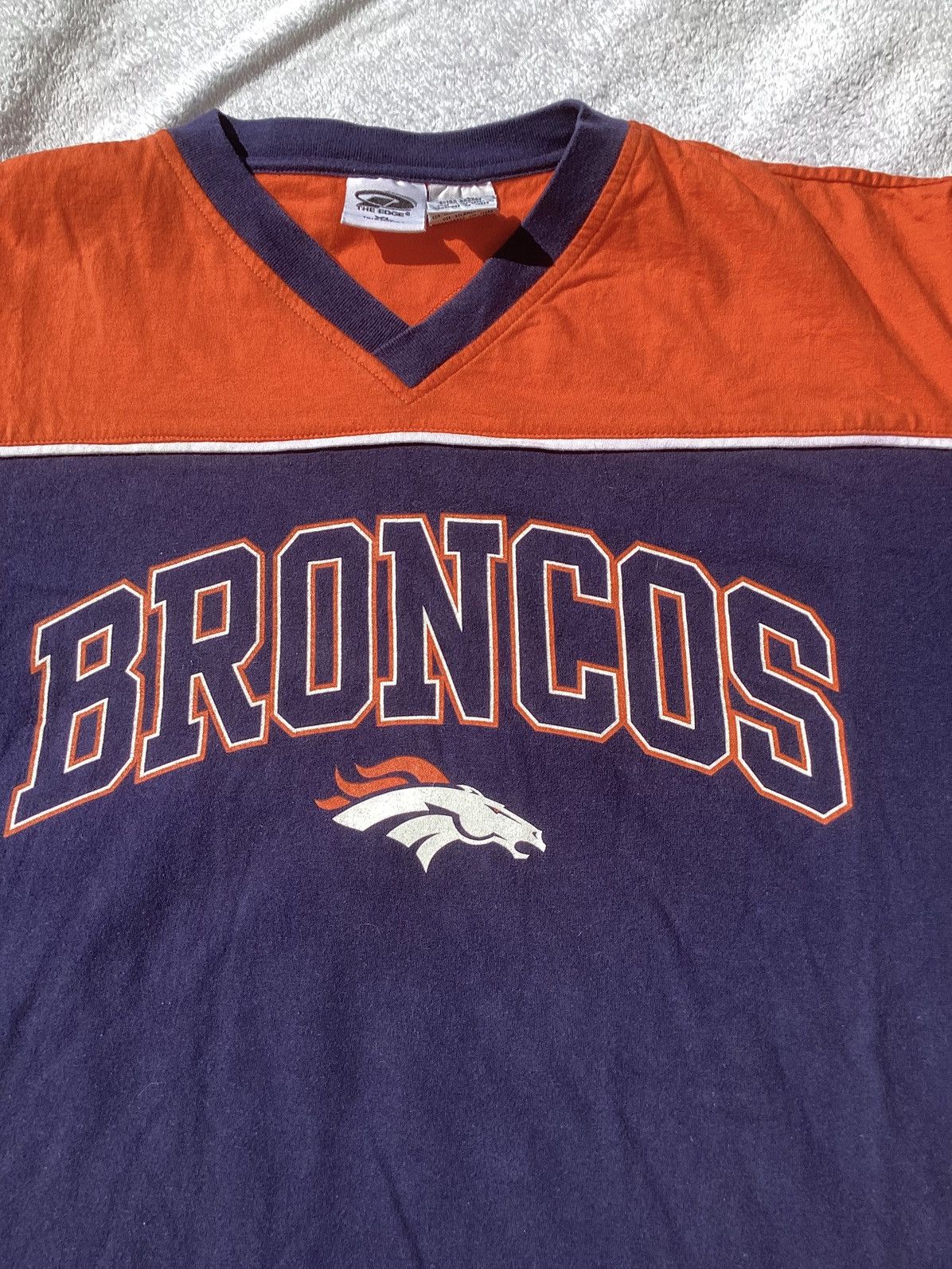NFL VtgbNFL Denver Broncos 3/4 sleeve long sleeve jersey T-shirt Size US XL / EU 56 / 4 - 3 Thumbnail