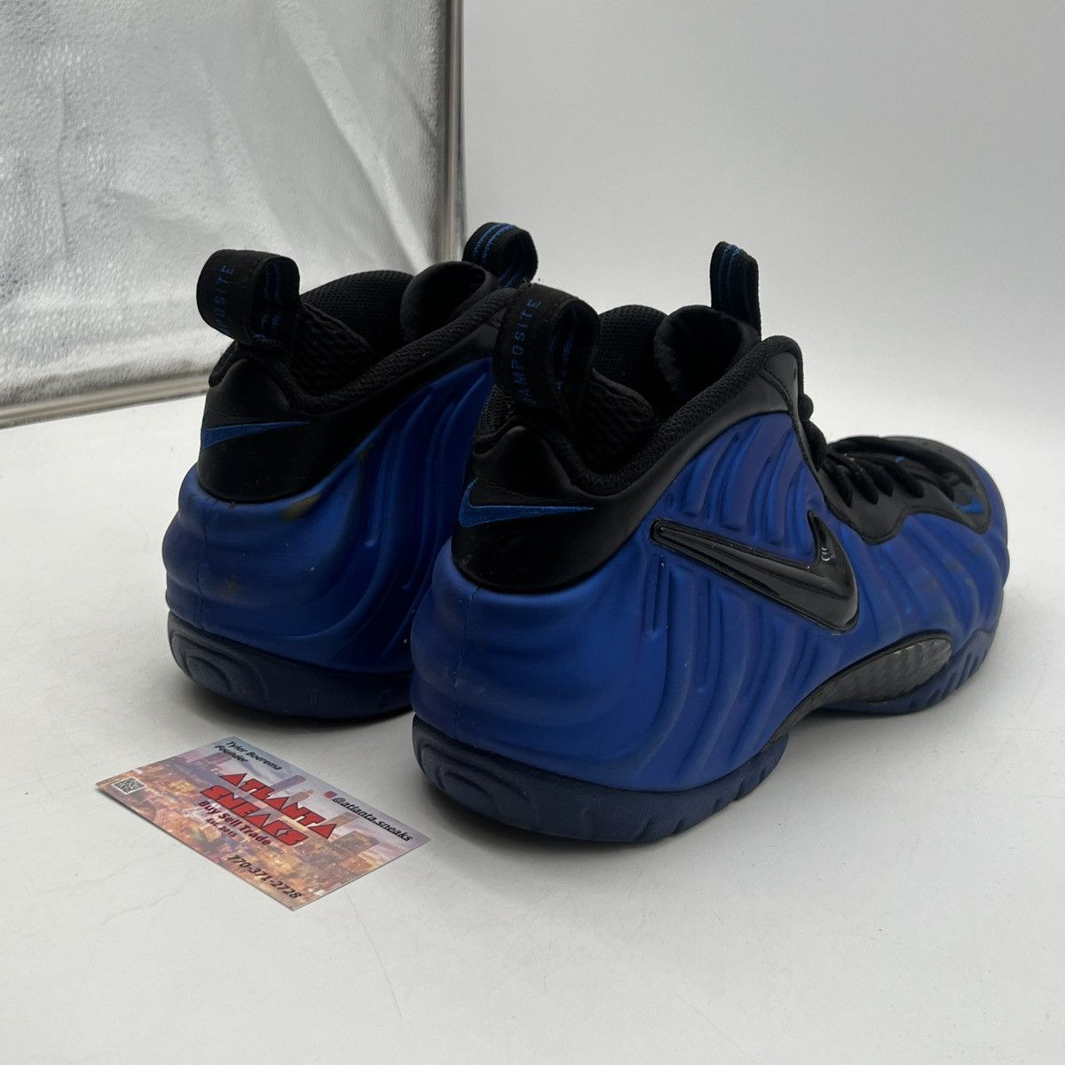 Nike Air Foamposite pro hyper cobalt Size US 11.5 / EU 44-45 - 5 Thumbnail