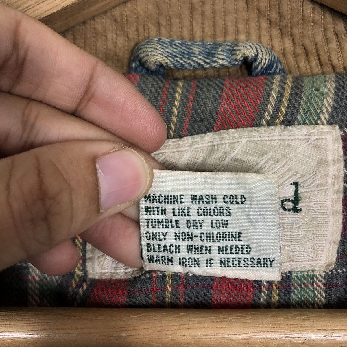 Japanese Brand 🔥Great Land Denim Chore Jacket Blanket Lining Tartan Design Size US L / EU 52-54 / 3 - 14 Thumbnail