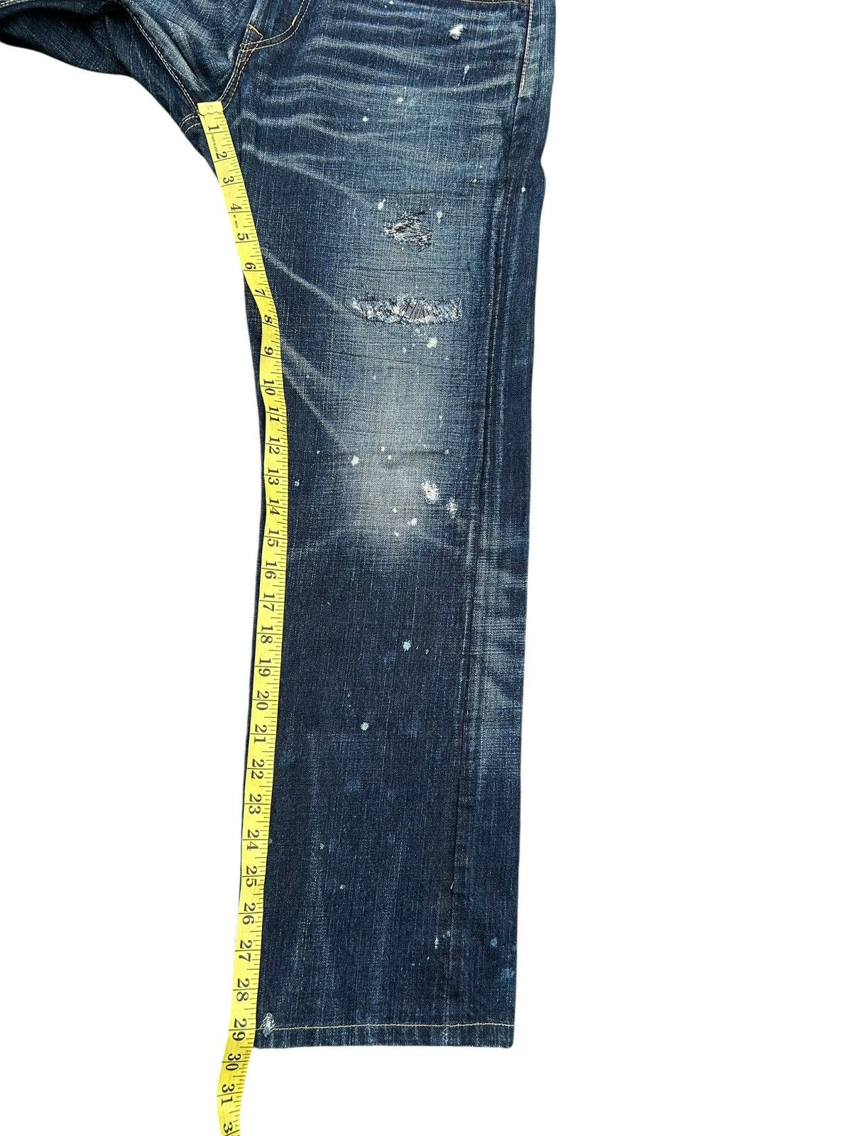 Kapital Vintage Edwin 505ZX Selvedge Buckle Back Repair Denim Jeans Size US 32 / EU 48 - 20 Thumbnail