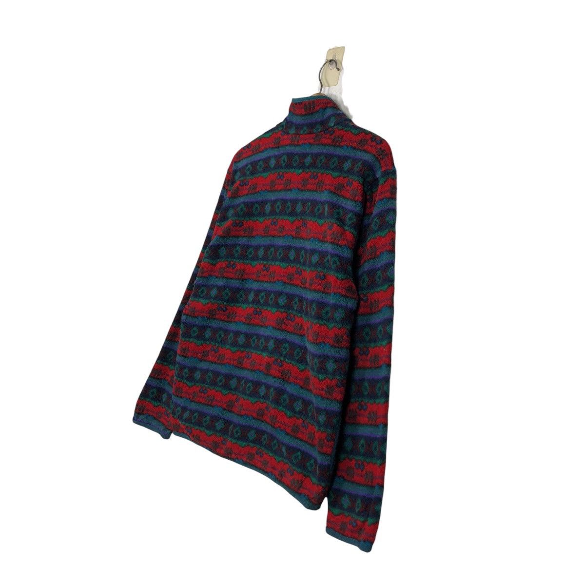 Japanese Brand 📌Vintage Fleece Jacket L.L.Bean Navajo Native Aztec Design Size US M / EU 48-50 / 2 - 13 Thumbnail