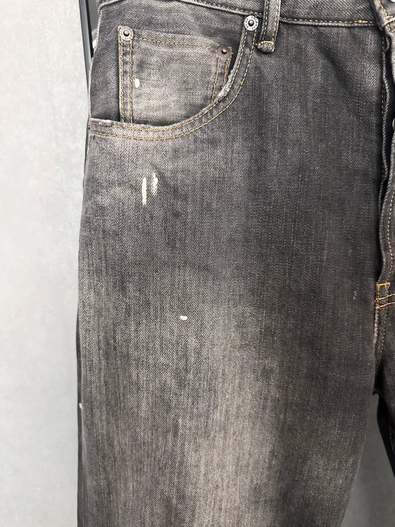 Acne Studios Acne Studios Splashed ink stained black wide-leg jeans Size US 32 / EU 48 - 3 Thumbnail
