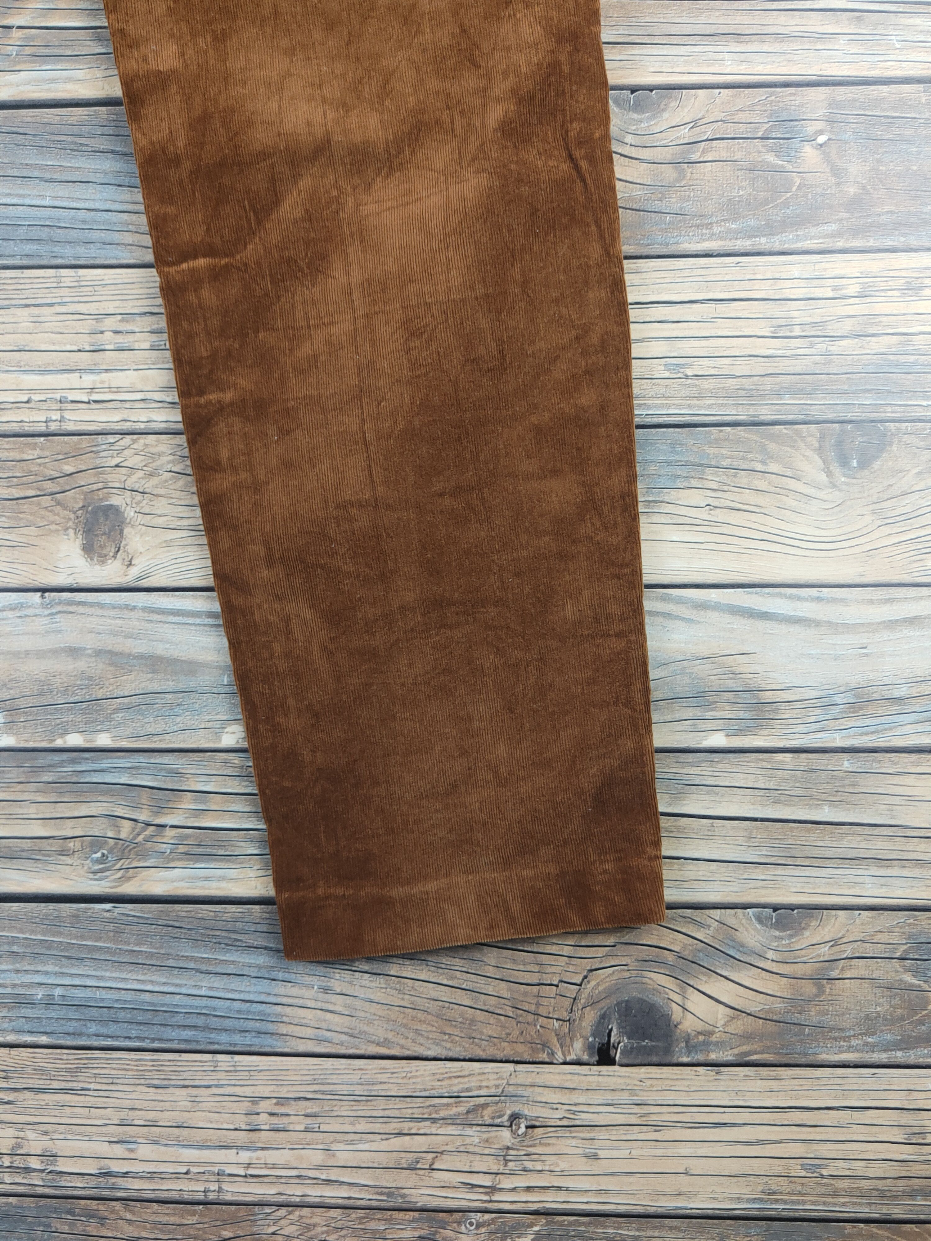 GU DL Gu Brown Multipocket Corduroy Pants #46-275T Size US 35 - 11 Thumbnail