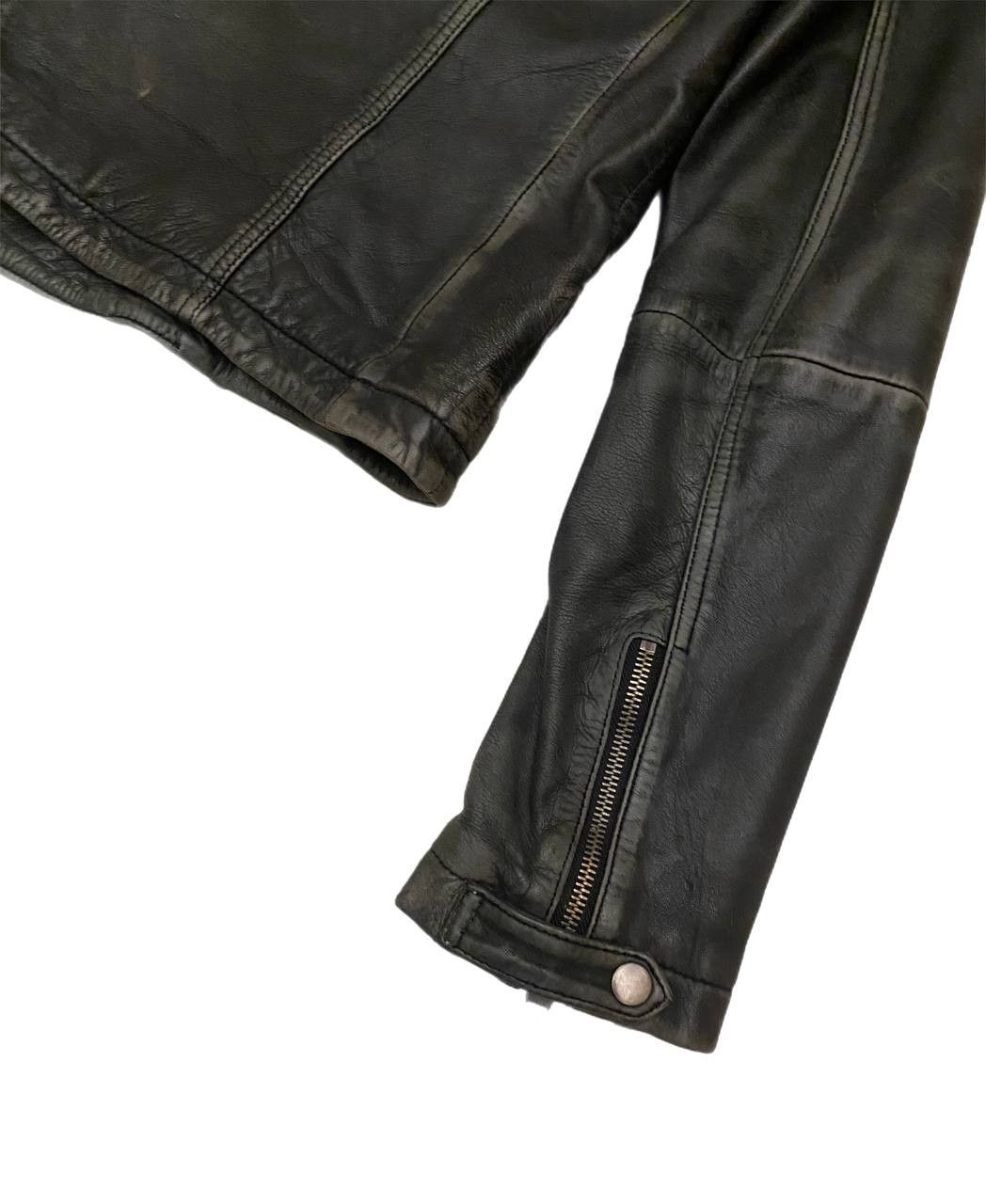 Allsaints Cargo Distressed Leather Biker Jacket Size S / US 4 / IT 40 - 11 Thumbnail