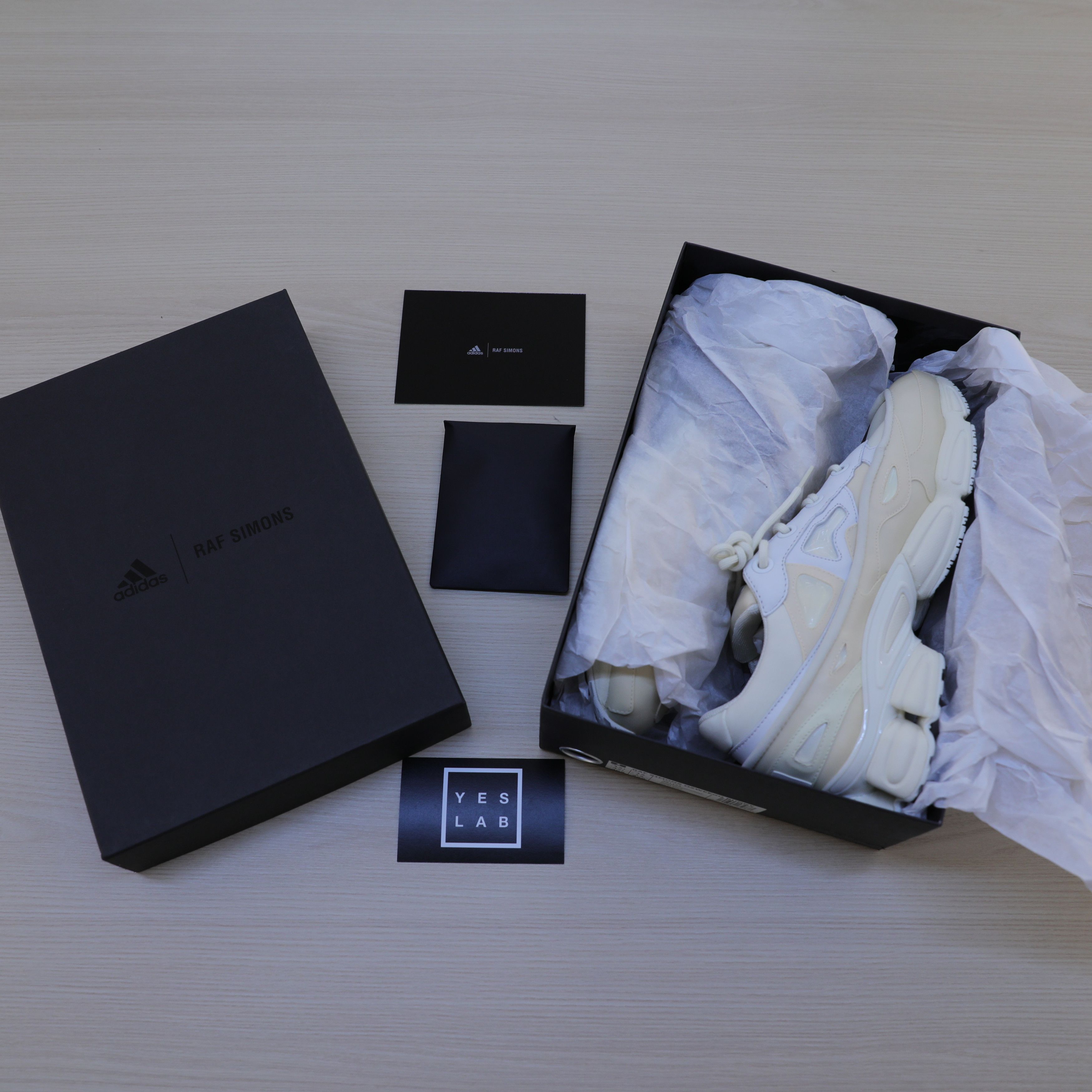 Raf Simons Raf Simons x Adidas Ozweego Bunny 'Cream White' Size US 12.5 / EU 45-46 - 7 Thumbnail
