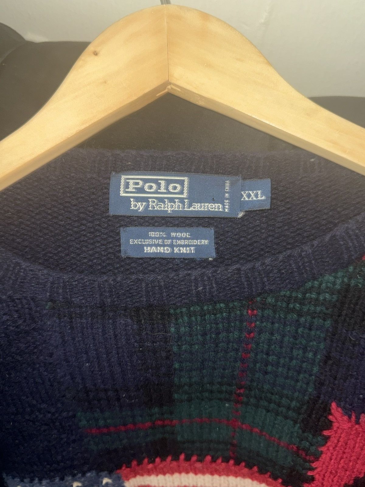 Polo Ralph Lauren Rage Vintage 2002 Polo Ralph Lauren 9/11 Tribute Sweater Size US XXL / EU 58 / 5 - 3 Thumbnail