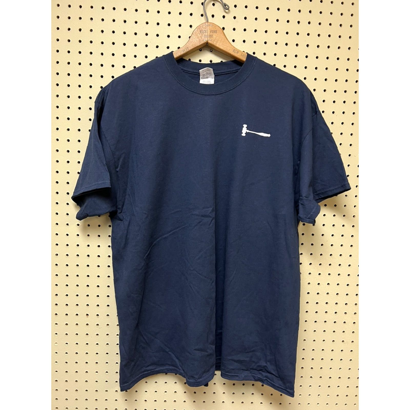 Gildan Gildan Mens XL T-Shirt It’s All About The Ride Blue Short Sleeve Motorcycle Crew Neck Size US XL / EU 56 / 4 - 2 Thumbnail
