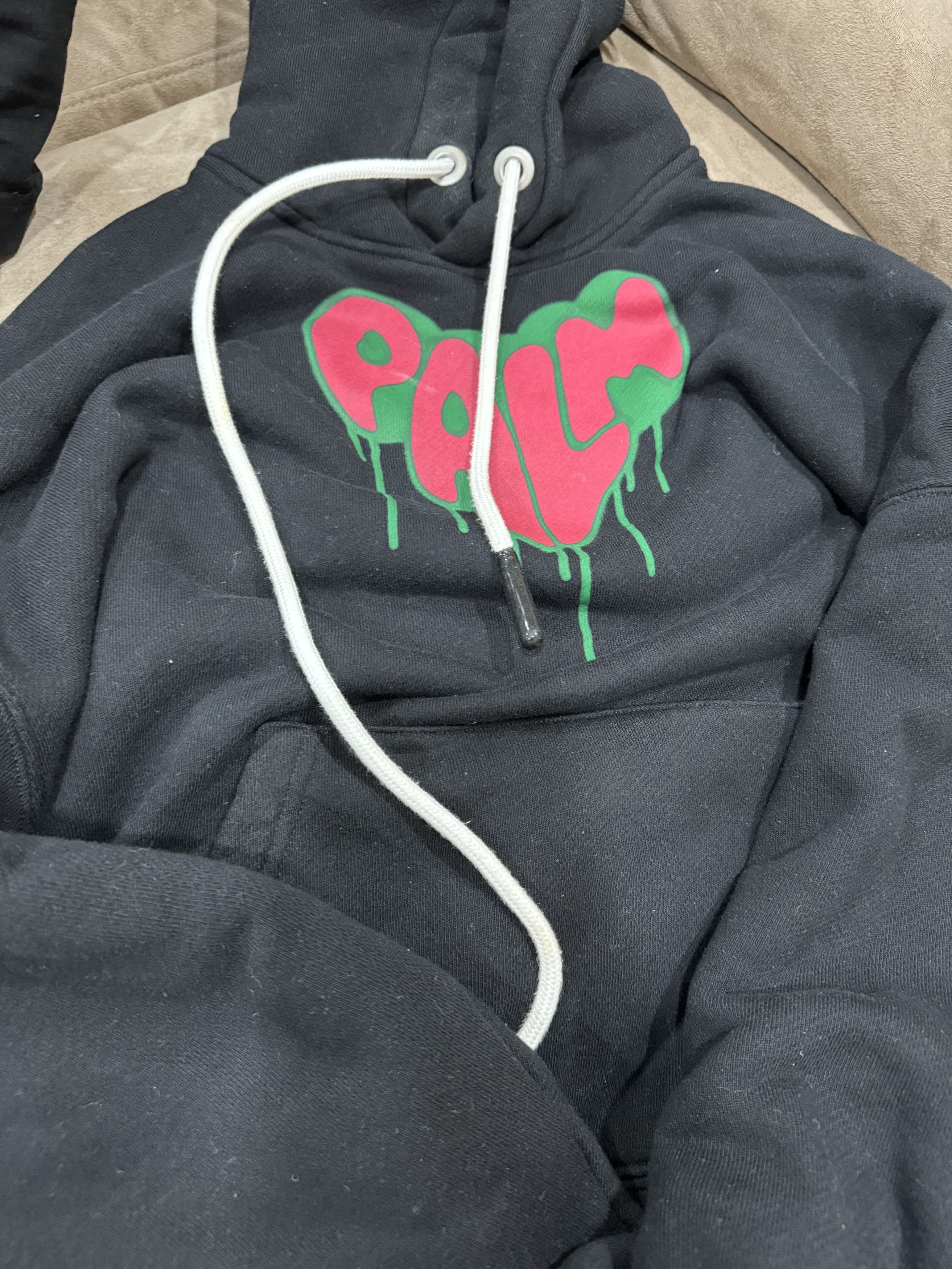 image of Palm Angels Hoodie in Black, Men's (Size Small)