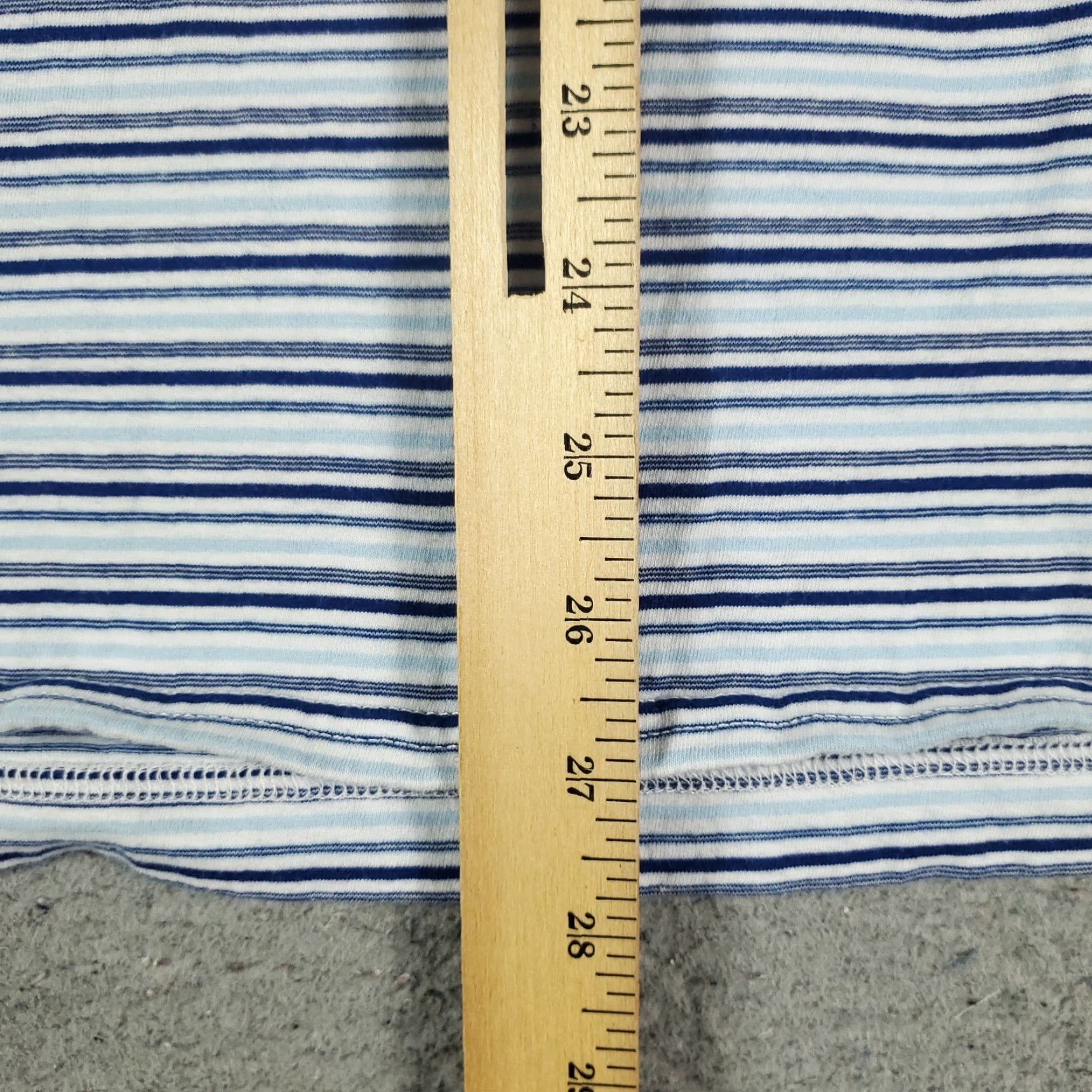 Original Penguin Original Penguin Polo Shirt Mens XL Blue Striped Short Sleeve Size US XL / EU 56 / 4 - 5 Thumbnail