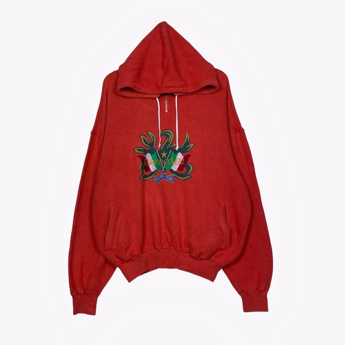 Enrico Coveri Enrico Coveri Jeans Pullover Hoodie Size US M / EU 48-50 / 2 - 1 Thumbnail