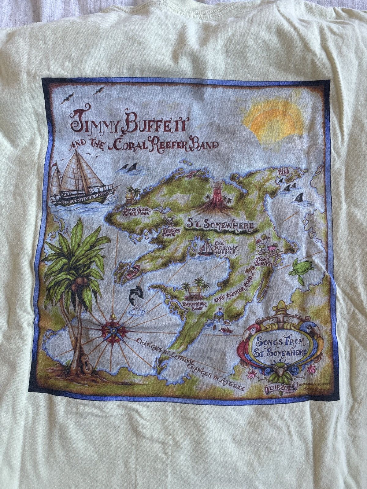 Comfort Colors Jimmy Buffett Songs from St. Somewhere Tour tee 2013 Size US L / EU 52-54 / 3 - 1 Thumbnail