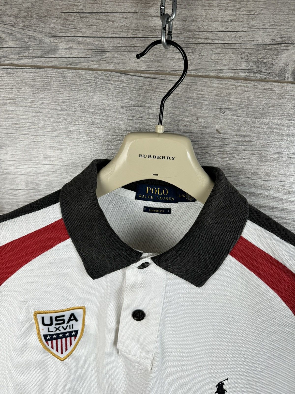 Polo Ralph Lauren POLO T-SHIRT WITH A HUGE LOGO USA 🇺🇸 POLO RALPH LAUREN SIZE M Size US M / EU 48-50 / 2 - 6 Thumbnail