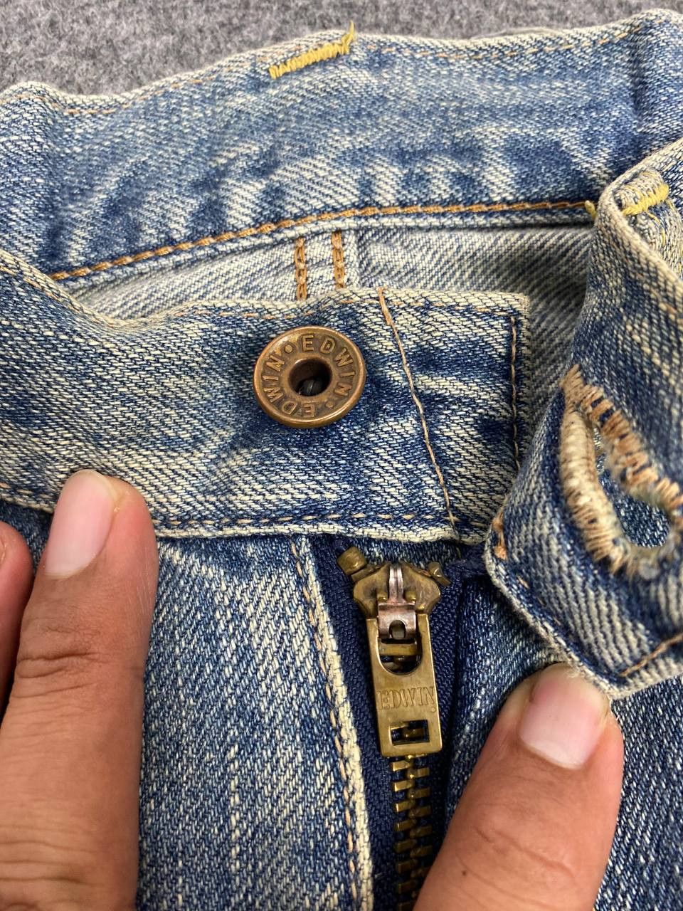 Edwin vintage edwin 505zx selvedge denim nice design Size US 30 / EU 46 - 13 Thumbnail