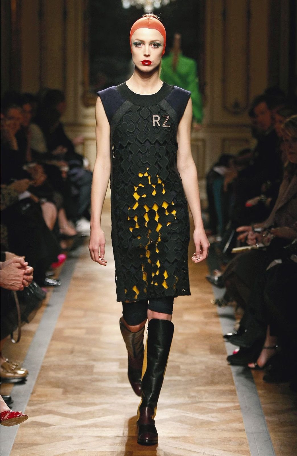 Miu Miu Miu Miu 2008 Patchwork Knee Boots Size US 8 / IT 38 - 2 Thumbnail
