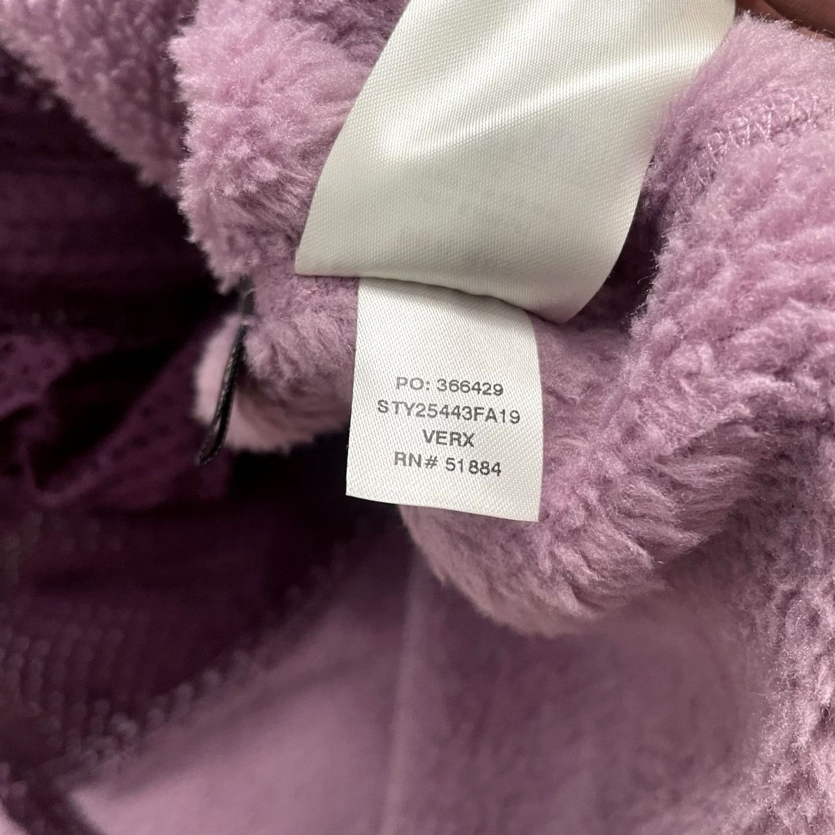 Patagonia VINTAGE Patagonia Re-Tool Jacket Women’s Size S Purple Mid-Length Long Sleeve Casual Travel Fall Winter Spring Size S / US 4 / IT 40 - 7 Thumbnail