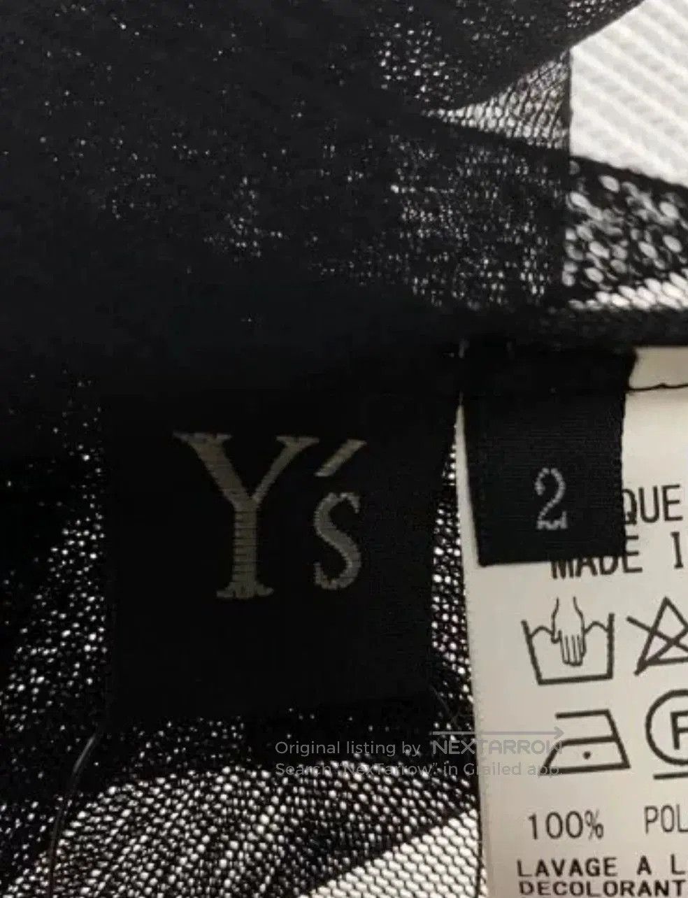 Yohji Yamamoto Y's Yohji Yamamoto Polyester T. Size M / US 6-8 / IT 42-44 - 4 Thumbnail