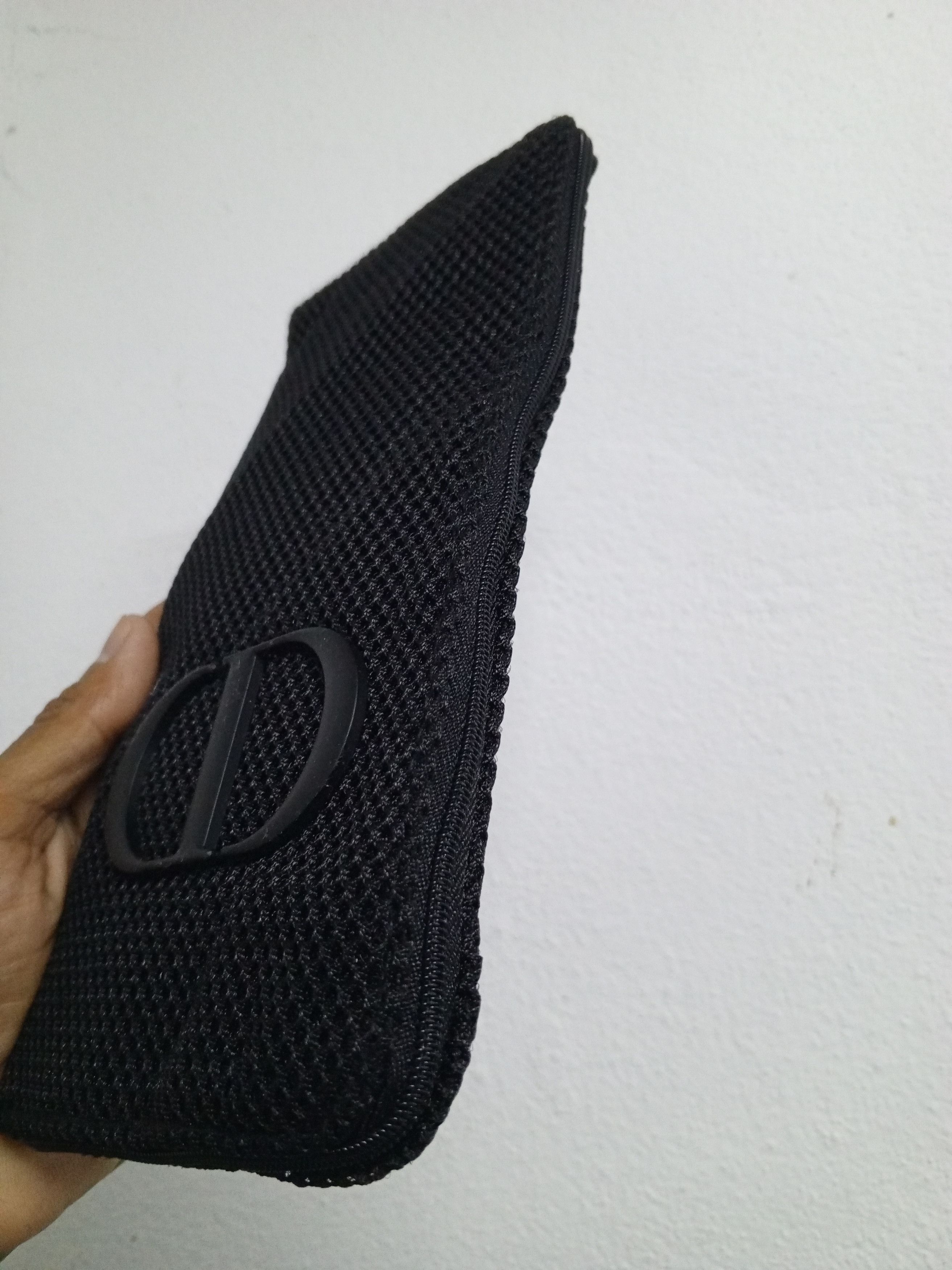 Dior Christian Dior Brush Holder Mesh Pouch Black Logo 12×23×1cm Size ONE SIZE - 3 Thumbnail