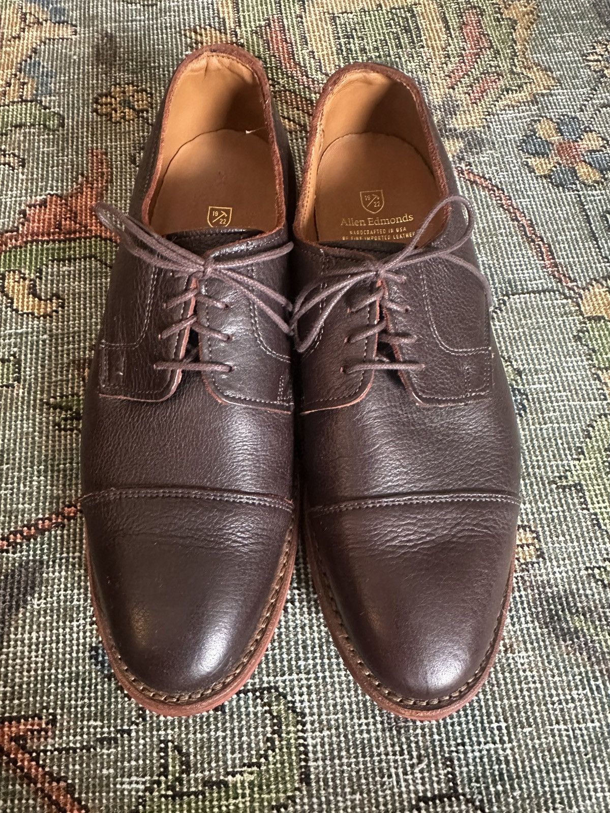 Allen Edmonds NEW Allen Edmonds Oak Street - Brown Grain Leather - 9D Size US 9 / EU 42 - 1 Thumbnail