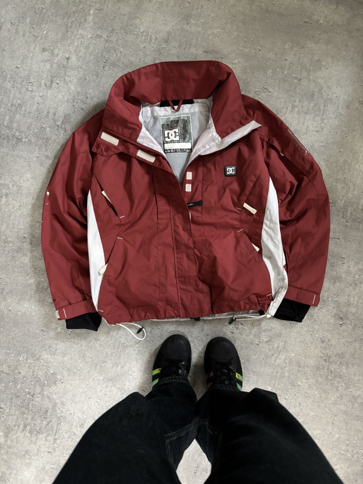 DC DC Shoes Snowboard Jacket S Streetwear Winter Sports burgund Size US S / EU 44-46 / 1 - 1 Thumbnail
