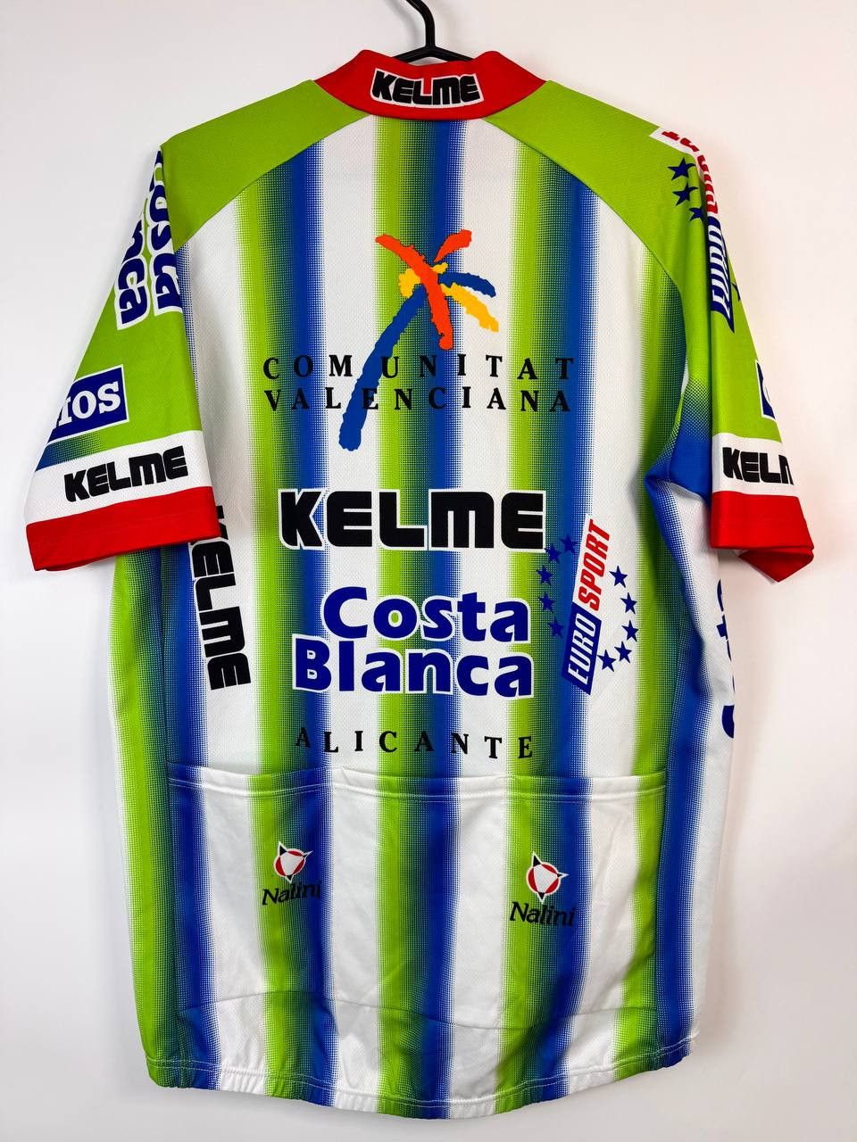 Gear for Sports KELME COSTA BLANCA CYCLING JERSEY 1999 NALINI VINTAGE Sz S Size US XL / EU 56 / 4 - 3 Thumbnail