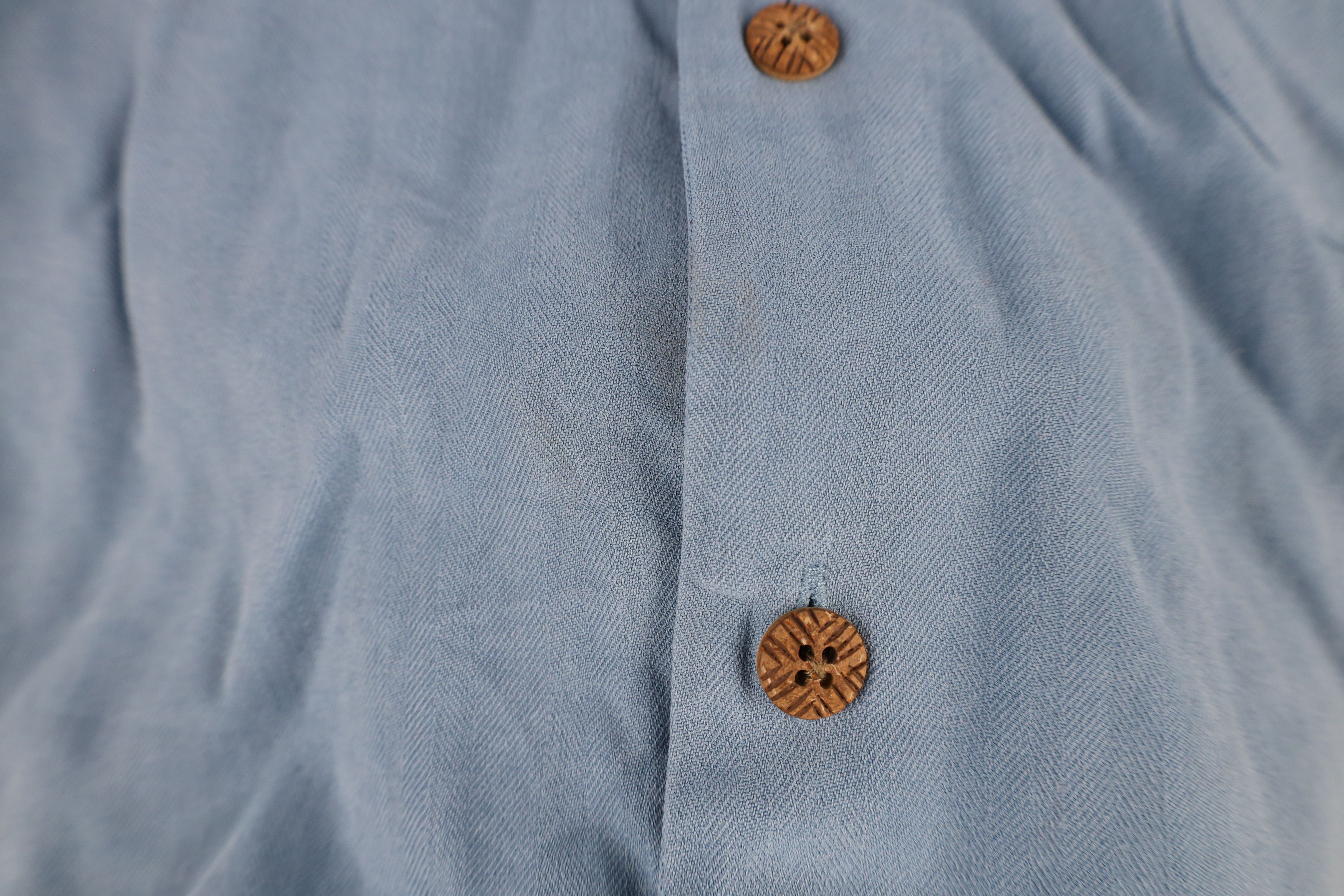 Vintage Vintage 90s Herringbone Big Game Charters Fish Button Shirt Size US M / EU 48-50 / 2 - 5 Thumbnail