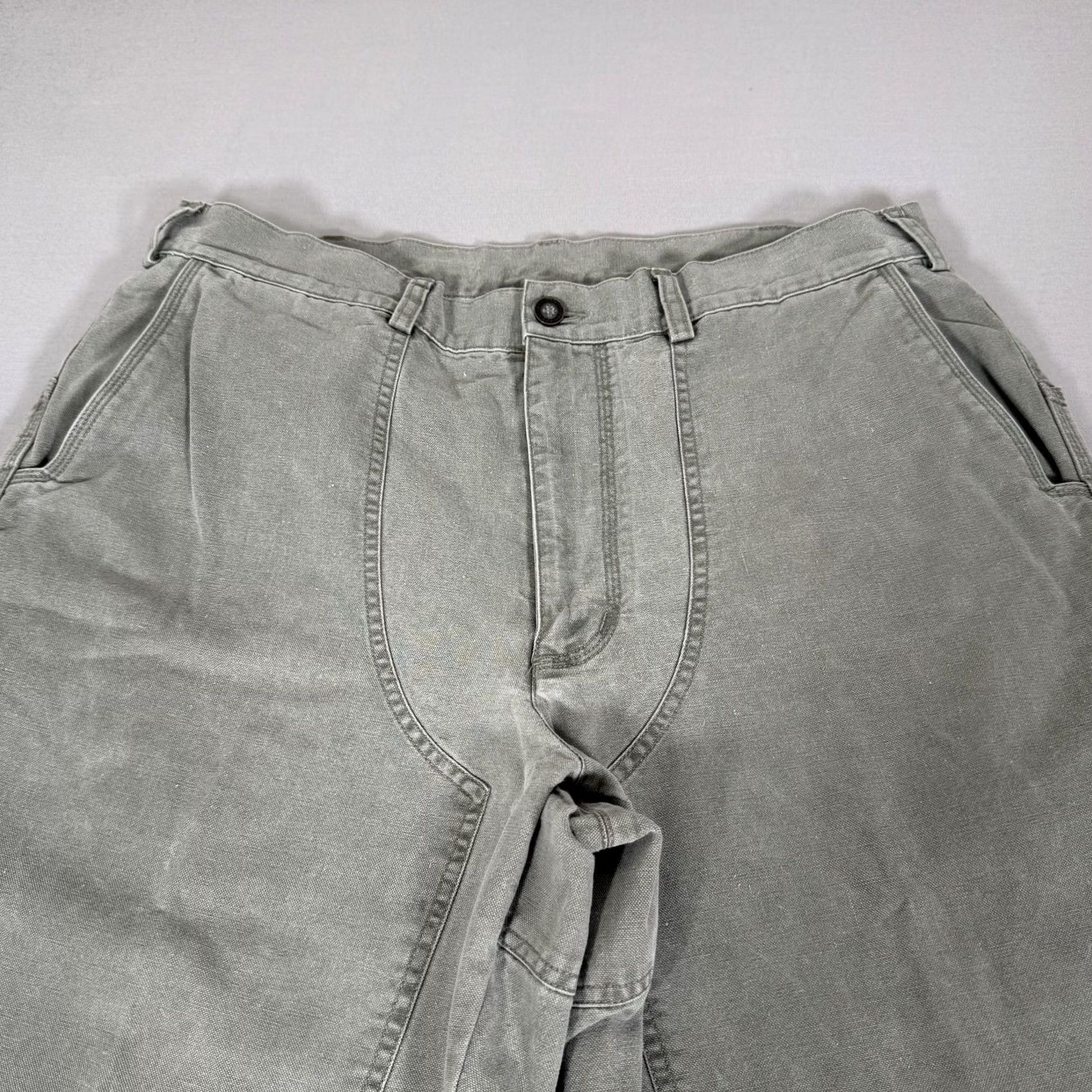 Patagonia VINTAGE Patagonia Pants Mens 36x34 Gray Canvas Outdoor 90s Size US 36 / EU 52 - 3 Thumbnail