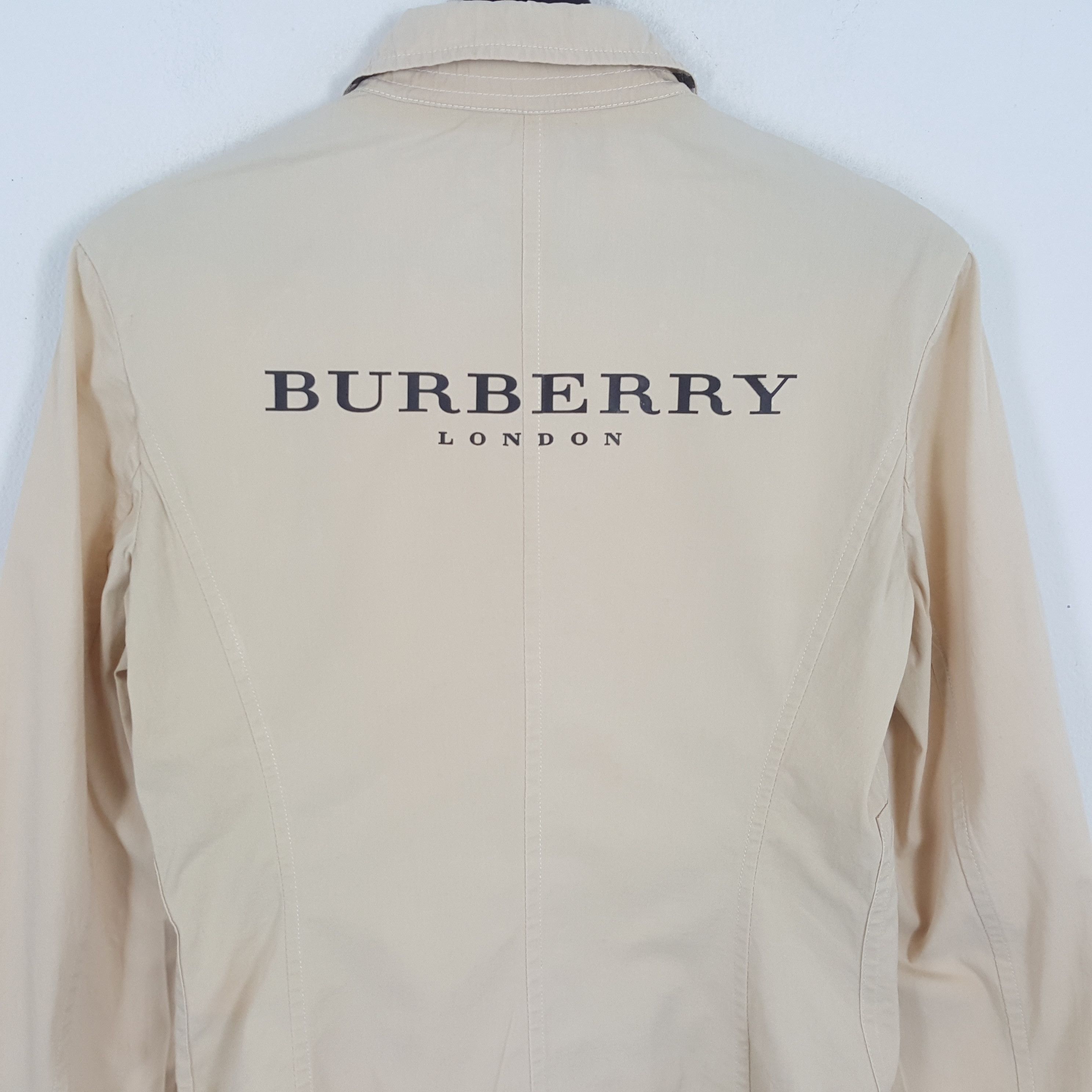 Burberry × Vintage BURBERRY LONDON Fashion Style Custom Art Jacket Size S / US 4 / IT 40 - 2 Thumbnail
