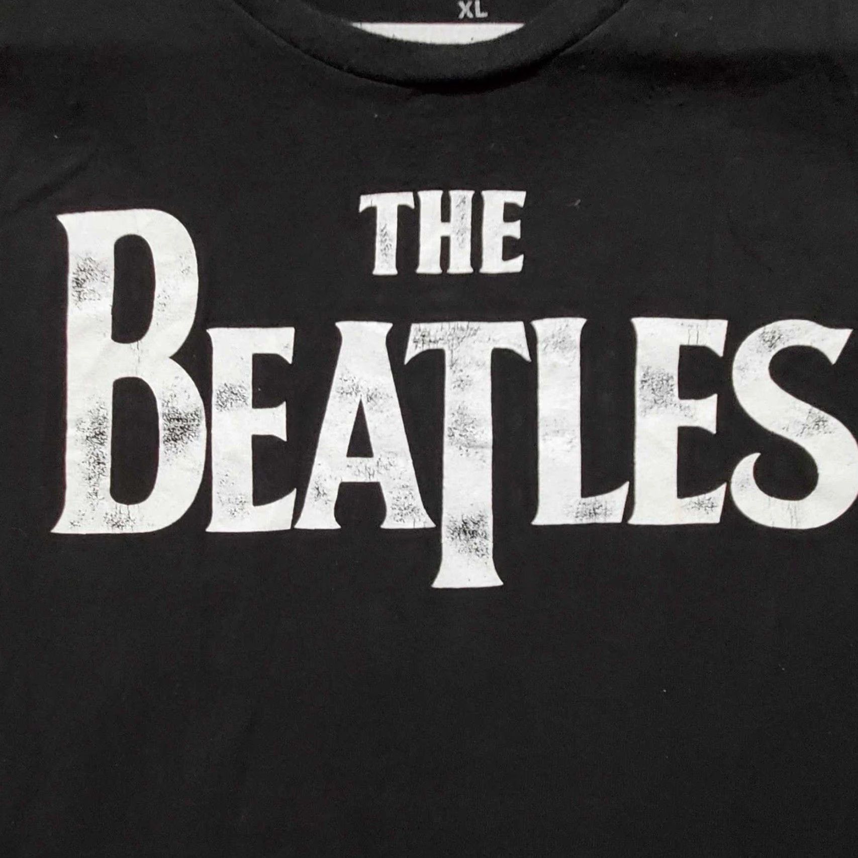 Apple The Beatles Official Green Apple Merch T Shirt Adult XL Black Men Size US XL / EU 56 / 4 - 2 Thumbnail