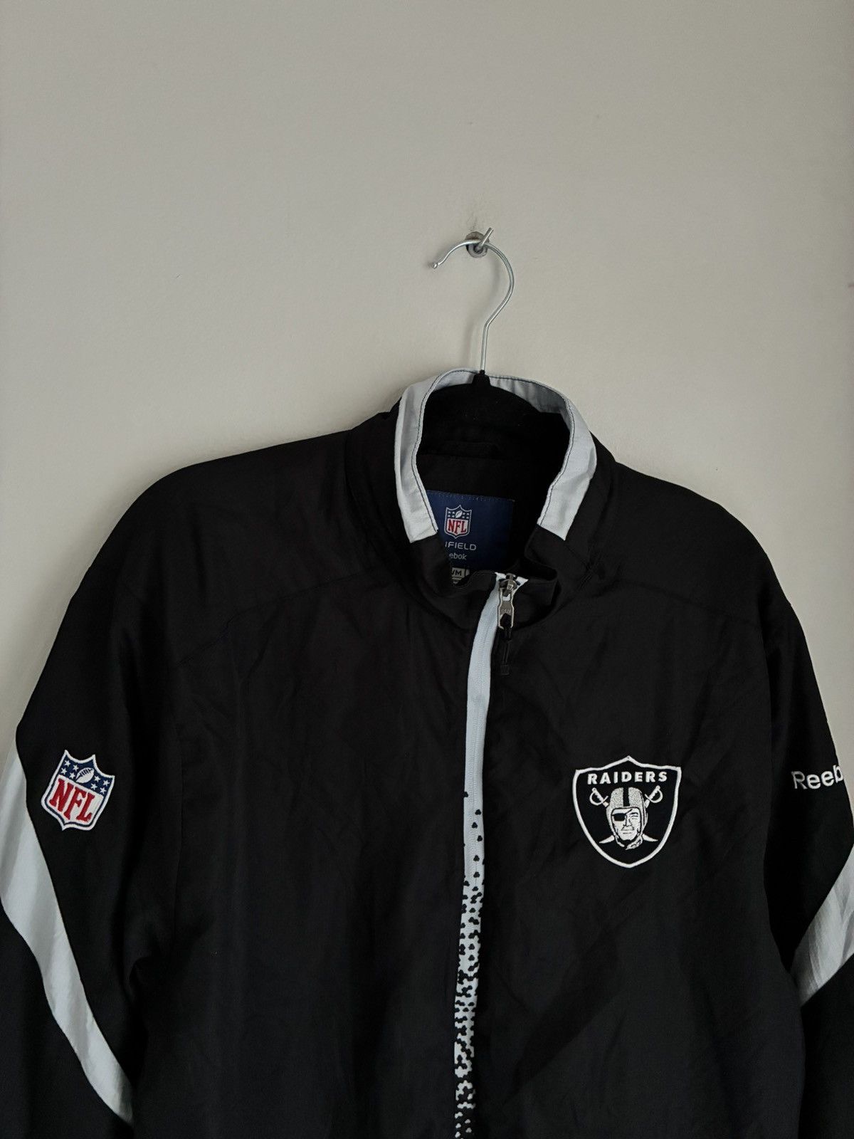 Reebok Reebok NFL Oakland Raiders jacket sweatshirt y2k 00s baggy Size US M / EU 48-50 / 2 - 2 Thumbnail