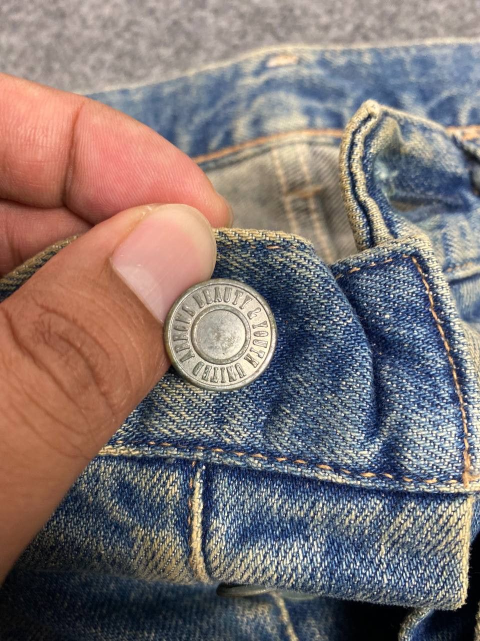BEAUTY&YOUTH beauty & youth by united arrows distressed denim nice design Size US 31 - 12 Thumbnail