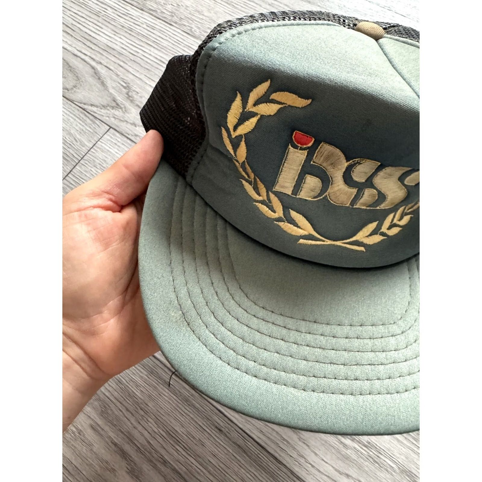 Vintage VINTAGE IXS Podium Hat Embroided Patch Rare Snapback Cap 80's / 90's Khaki Snapback One Size Mens Womens Hats Men Women Size ONE SIZE - 3 Thumbnail