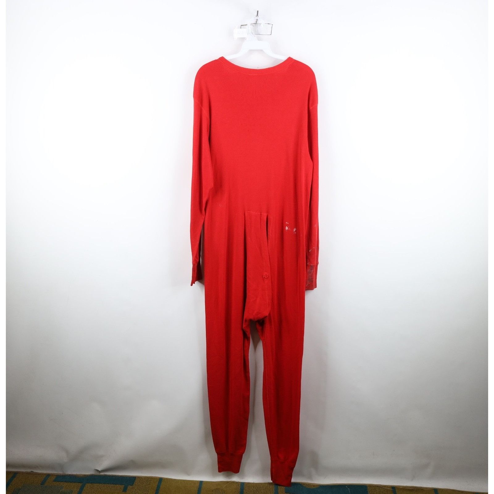 Vintage Vintage 90s Streetwear Ribbed Knit Union Suit Pajamas Size US L / EU 52-54 / 3 - 20 Thumbnail