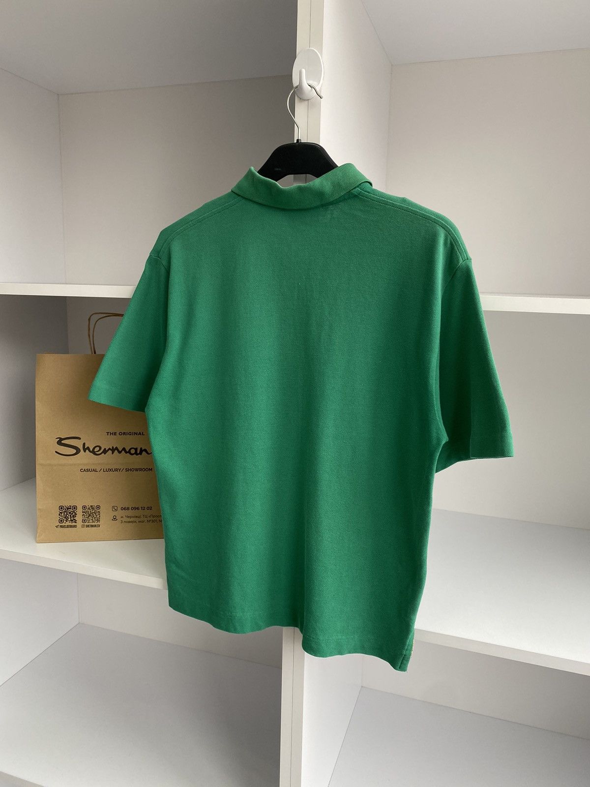 Burberry × Vintage Vintage Burberry Green Polo T-Shirt Size US S / EU 44-46 / 1 - 12 Thumbnail