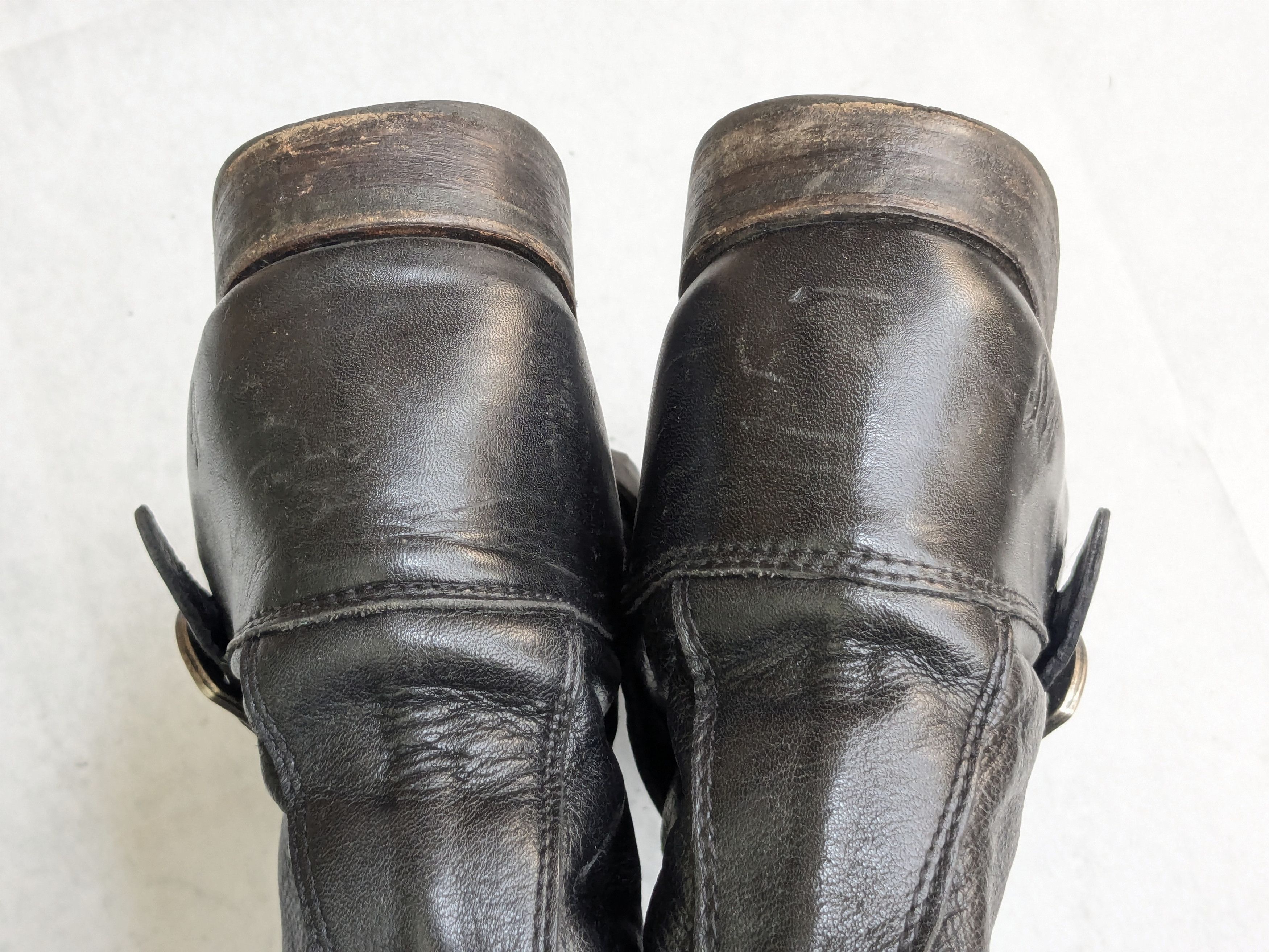 Frye Frye Engineer Boots Black Leather 7.5 Motorcycle Biker Size US 7.5 / EU 40-41 - 12 Thumbnail