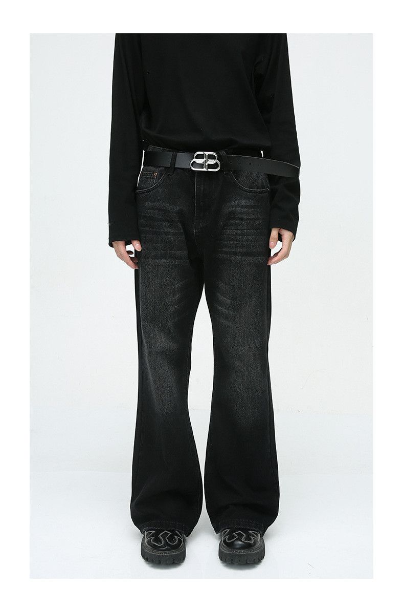 Vintage Japanese retro style vibe slightly flared loose washed jeans Size US 34 / EU 50 - 1 Thumbnail