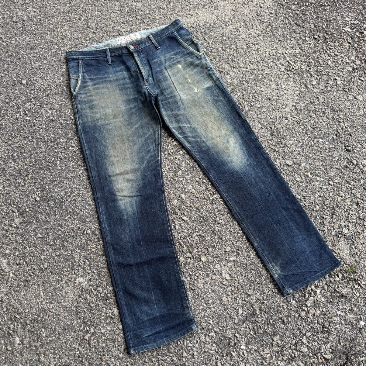 Edwin VINTAGE EDWIN MUD WASHED JEAN DENIM PANTS Size US 37 - 1 Thumbnail
