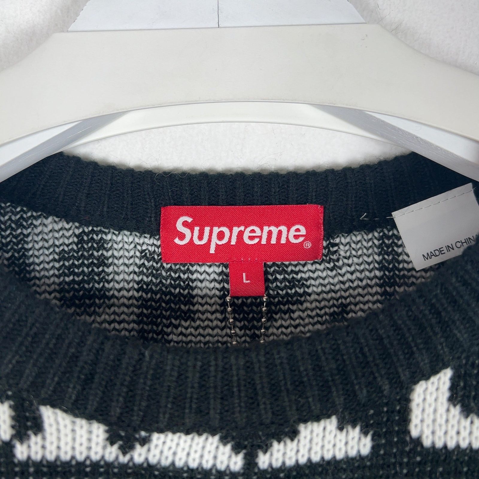 Supreme Supreme All Over 'Fuck' Knit Sweater Size US L / EU 52-54 / 3 - 3 Thumbnail