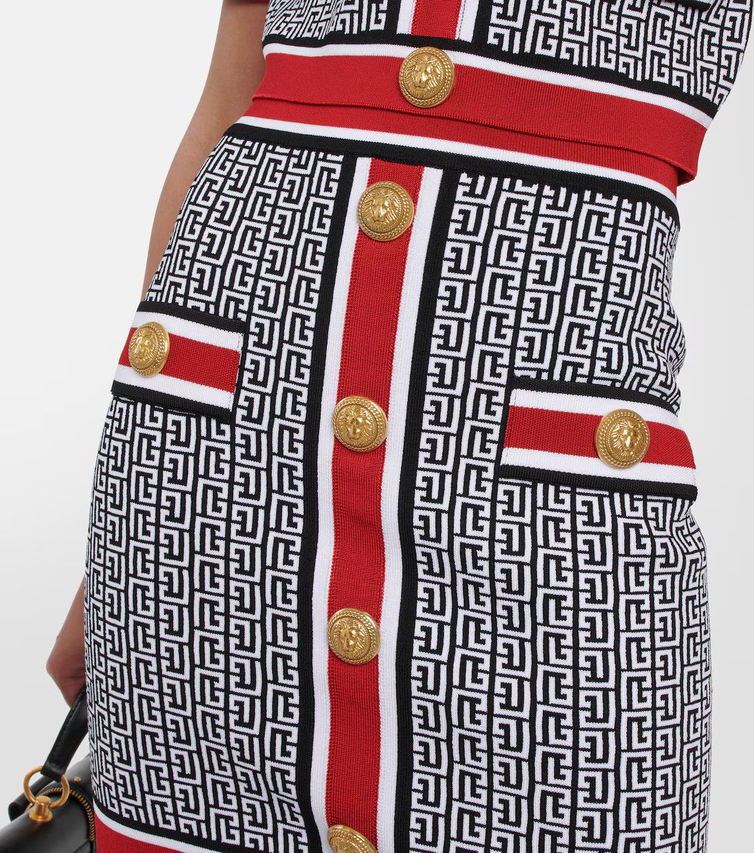 Balmain o1y0625 Mini Skirt in Multicolor Size 30" / US 8 / IT 44 - 3 Thumbnail