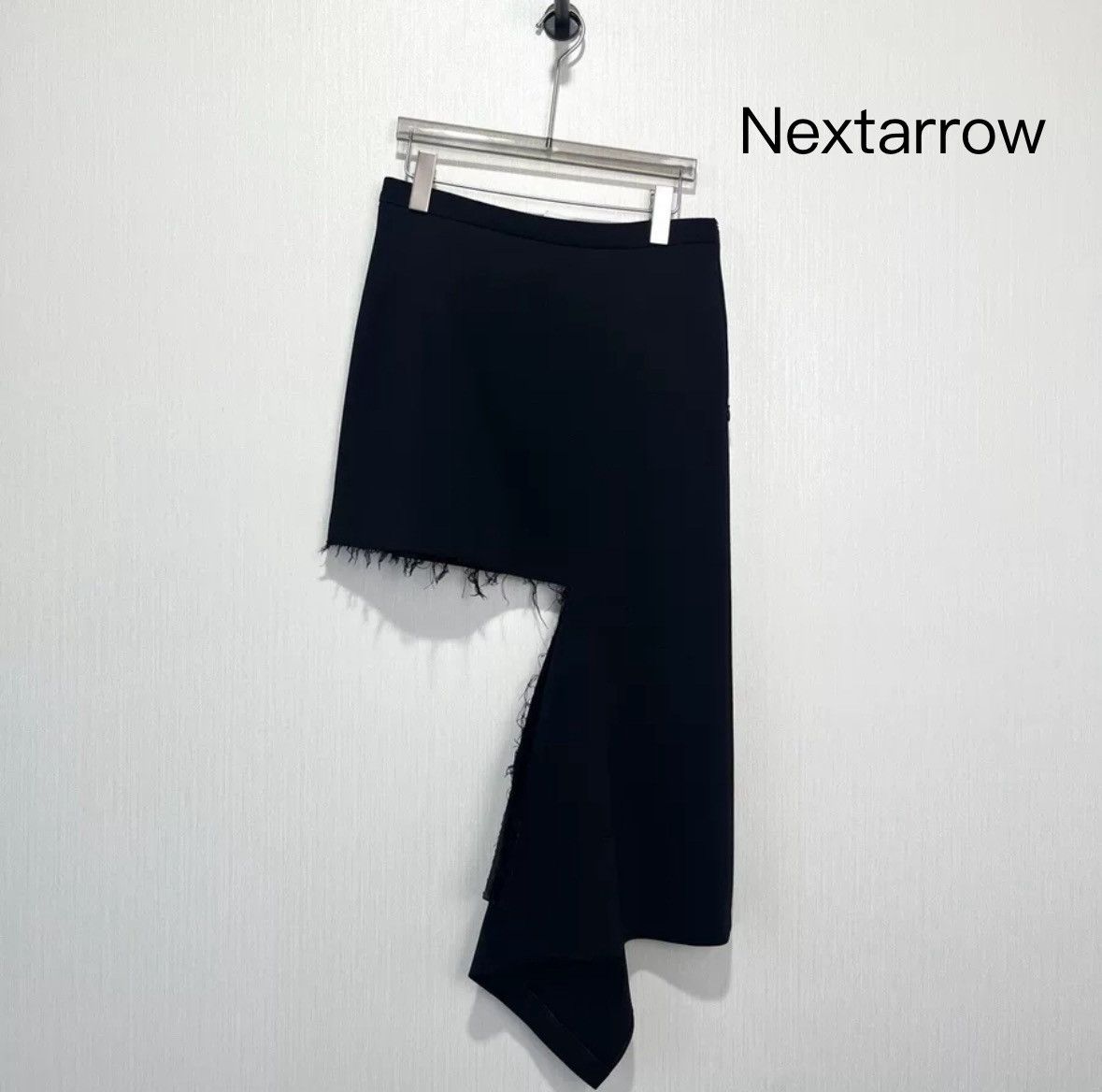 Balenciaga Balenciaga Black Cut Damaged Short Skirt Size 25" / US 0 / IT 36 - 1 Thumbnail