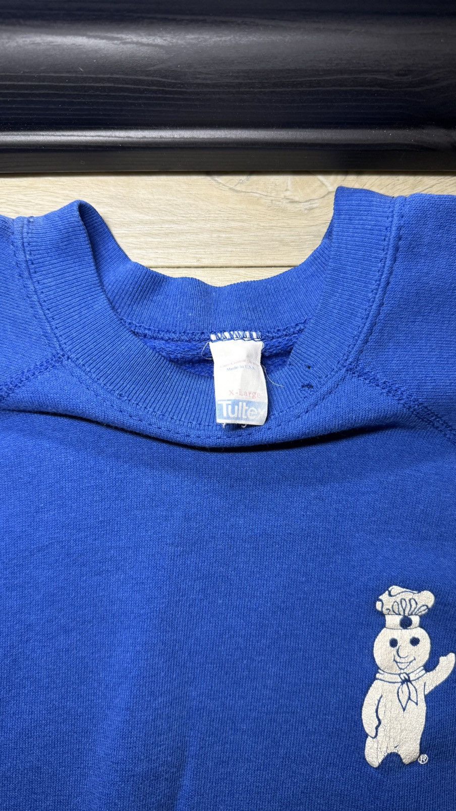 Fruit Of The Loom Vintage / Y2K 1980s Pillsbury Doughboy Logo Sweatshirt Size US XL / EU 56 / 4 - 5 Thumbnail