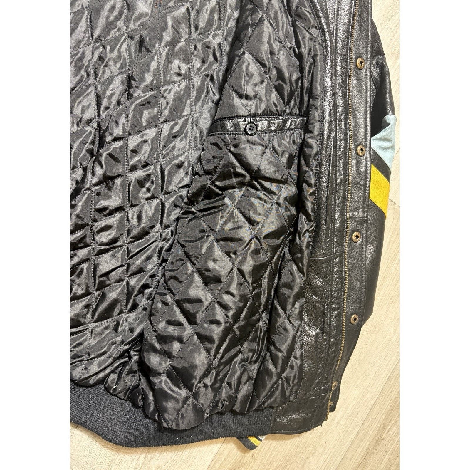 Other Big Daddy Leather Varsity Jacket Oversized Y2K Men’s 3XL Size US XXL / EU 58 / 5 - 16 Thumbnail